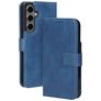 Mobiparts Classic Wallet Samsung Galaxy S24 FE Hülle Klapphülle Geldbörse - Blau