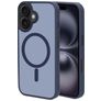 Mobiparts Hardcover iPhone 16 MagSafe Hülle Hardcase Backcover - Satin Blue