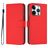 Mobigear Urban Wallet iPhone 16 Pro Hülle Klapphülle Geldbörse - Rot