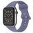 Mobigear Sport Dual Silikon Apple Watch Armband Drückerschließe - 49/46/45/44 mm - Blau