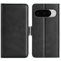 Mobigear Slim Magnet Google Pixel 10 Hülle Klapphülle Geldbörse - Schwarz