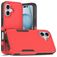 Mobigear Heavy Armor iPhone 16 Hülle Hardcase Backcover Stoßfest - Rot