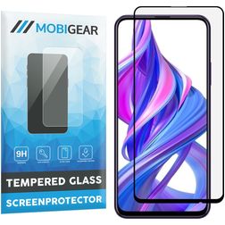 Mobigear Premium HONOR 9X Panzerglas Displayschutz - Hüllenfreundlich - Schwarz