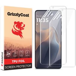 GrizzlyCoat Motorola Edge 60 Fusion Displayschutz Schutzfolie - Hüllenfreundlich (2er Pack)