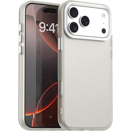 Mobigear Crystal iPhone 18 Pro Max Hülle Hardcase Backcover - Weiß