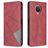 Mobigear Rhombus Slim Nokia G20 Hülle Klapphülle - Rot