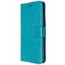 Mobigear Wallet Samsung Galaxy A51 Hülle Klapphülle Geldbörse - Türkis