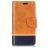 Mobigear Croco Xiaomi Mi 8 SE Hülle Klapphülle Geldbörse - Orange