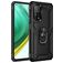 Mobigear Armor Ring Xiaomi Mi 10T Pro Hülle Hardcase Backcover Stoßfest mit Ringhalter - Schwarz