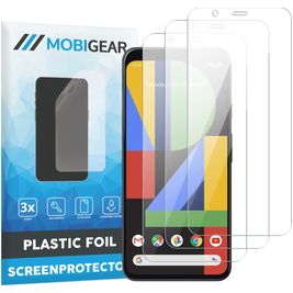 Mobigear Google Pixel 4 Displayschutz Schutzfolie - Hüllenfreundlich (3er Pack)