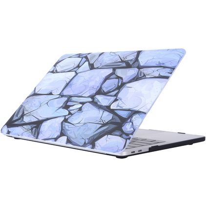 Mobigear Stone MacBook Pro 15 Zoll (2016-2019) Hardshell Hülle Laptop Cover MacBook Case - Model 6 - Modell A1707 / A1990