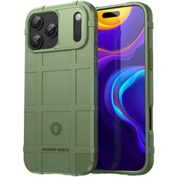 Mobigear Rugged Shield iPhone 18 Pro Max TPU (flexibel) Backcover Shockproof - Grün