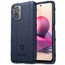 Mobigear Rugged Shield POCO M5s Hülle Flexibles TPU Backcover Stoßfest - Blau