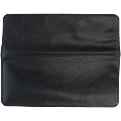 Valenta Faraday Pouch Echtes Leder Einschubhülle (max 17 cm x 8 cm) - Einschubhülle - Handytasche - Schwarz