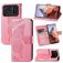 Mobigear Butterfly Xiaomi Mi 11 Ultra Hülle Klapphülle Geldbörse - Pink