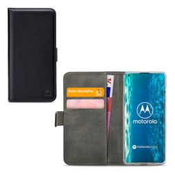 Mobilize Classic Gelly Wallet Motorola Edge (2020) Hülle Klapphülle Geldbörse - Schwarz
