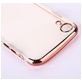 Mobigear Royal iPhone XR Hülle Flexibles TPU Backcover - Transparent / Roségold