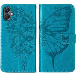 Mobigear Butterfly Samsung Galaxy A05 Klapphülle Portemonnaie - Blau