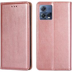 Mobigear Wallet Motorola Edge 30 Fusion Hülle Klapphülle Geldbörse - Roségold
