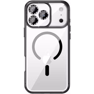 Valenta Trend iPhone 17 Pro Max MagSafe Hülle Hardcase Backcover - Schwarz