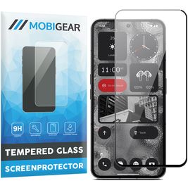 Mobigear Premium Nothing Phone (2) Panzerglas Gehärtetes Glas Displayschutz - Hüllenfreundlich - Schwarz