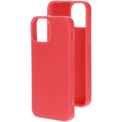 Mobiparts iPhone 13 Mini Silikon Hülle Backcover - Scarlet Red