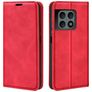 Mobigear Retro Slim OnePlus 10 Pro Hülle Klapphülle Geldbörse - Rot