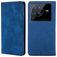 Mobigear Retro Slim Vivo X80 Pro Hülle Klapphülle Geldbörse - Blau