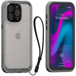 Catalyst Total Protection iPhone 15 Pro Max Hülle Hardcase Backcover Stoßfest - Grau