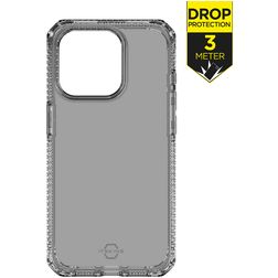 ITSkins SpectrumClear-R iPhone 15 Pro Hülle Flexibles TPU Backcover Stoßfest - Smoke