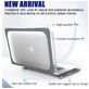 Mobigear Shockproof MacBook Pro 16 Zoll (2019-2020) Hardcase Hülle MacBook Case - Schwarz - Model A2141