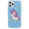 Mobigear Design iPhone 12 Pro Hülle Flexibles TPU Backcover - Einhorn