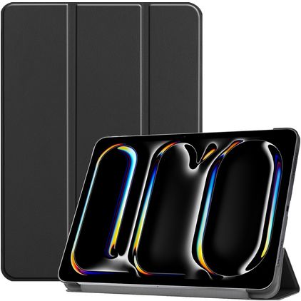 Mobigear Tri-Fold iPad Pro 13 Zoll (2025) Hülle Klapphülle - Schwarz