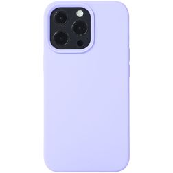 Mobigear Rubber Touch iPhone 14 Pro Max Silikon Hülle Backcover - Lila