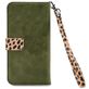 Mobilize Magnet Zipper Samsung Galaxy A71 Hülle Abnehmbare 2in1 Klapphülle Geldbörse - Leopard