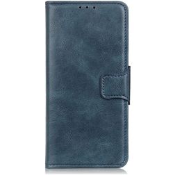 Mobigear Classy OnePlus 10 Pro Hülle Klapphülle Geldbörse - Blau