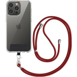 Mobigear Lanyard Universal-Handykette einstellbar - Rot