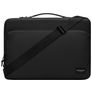 Gaston Luga Däsh Cushioned Briefcase Laptop Aktentasche 16 Zoll Laptoptasche + Handgriff - Schwarz