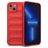 Mobigear Bumpy iPhone 14 Plus Hülle Flexibles TPU Backcover - Rot
