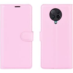 Mobigear Classic POCO F2 Pro Hülle Klapphülle Geldbörse - Pink