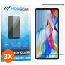 Mobigear Curved LG Wing Panzerglas Gehärtetes Glas Displayschutz - Hüllenfreundlich - Schwarz (3er Pack)
