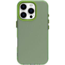 Mobigear Crystal iPhone 16 Pro Hülle Hardcase Backcover - Grün