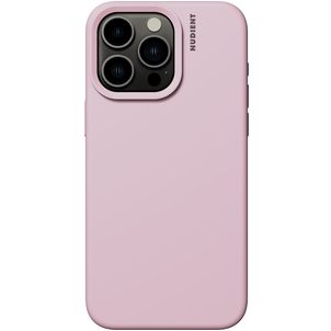 Nudient Base iPhone 15 Pro Max Silikon Hülle Backcover - Baby Pink