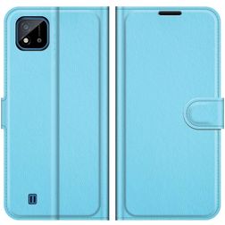 Mobigear Classic Realme C11 (2020) Hülle Klapphülle Geldbörse - Blau