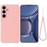 Mobigear Rubber Touch Samsung Galaxy S25 FE Silikon Hülle Backcover - Pink