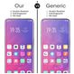 Mobigear OPPO Find X Panzerglas Gehärtetes Glas Displayschutz - Hüllenfreundlich