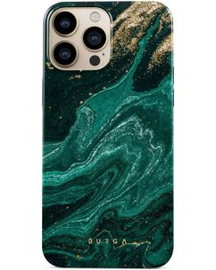 Burga Tough iPhone 14 Pro Hülle Hardcase Backcover Stoßfest - Emerald Pool