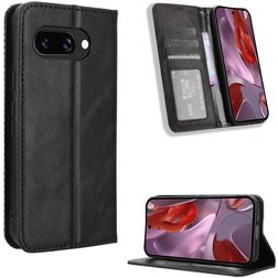 Mobigear Sensation Google Pixel 9a Hülle Klapphülle Geldbörse - Schwarz