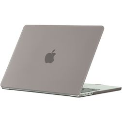Mobigear Matte MacBook Air 15 Zoll (2023-2026) Hardshell Hülle Laptop Cover MacBook Case - Grau - Modell A2941 / A3114 / A3241 / A3448