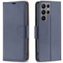 Mobigear Excellent Samsung Galaxy S23 Ultra Hülle Klapphülle Geldbörse - Blau